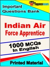 Indian Air Force Apprentice Exam 1000 Objective MCQ / Question Bank in English Book / Printed Material.