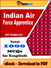 EBook of INDIAN AIR FORCE APPRENTICE Exam (Objective Questions /MCQ) PDF in English