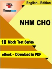 NHM CHO Exam PDF Book In English - Mock Test/Practice Set