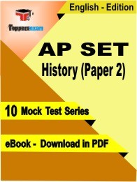 eBook of AP SET HISTORY PAPER 2 Exam (10 Mock Test/Practice Set) in PDF Format in English