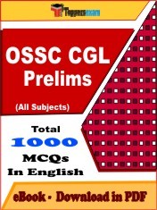 EBook of OSSC CGL PRELIMS Exam (Objective Questions /MCQ) PDF in English