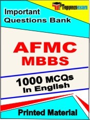AFMC MBBS Exam 1000 Objective MCQ / Question Bank in English Book / Printed Material.