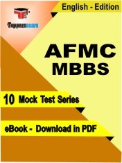 AFMC MBBS Test PDF Book in English - Mock Test/Practice Set