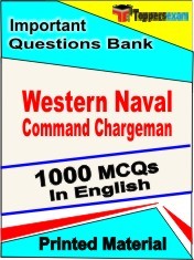 Western Naval Command Chargeman Exam 1000 Objective MCQ / Question Bank in English Book / Printed Material.