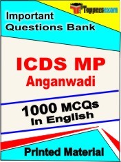 ICDS MP Anganwadi Exam 1000 Objective MCQ / Question Bank in English Book / Printed Material.