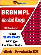 EBook of BRBNMPL ASSISTANT MANAGER Exam (Objective Questions /MCQ) PDF in English
