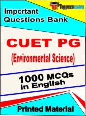 CUET PG (ENVIRONMENTAL SCIENCE) Exam 1000 Objective MCQ / Question Bank in English Book / Printed Material.