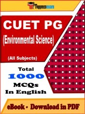 EBook of CUET PG (ENVIRONMENTAL SCIENCE) Exam (Objective Questions /MCQ) PDF in English