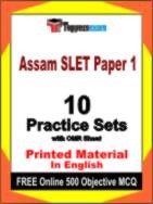 Assam SLET Paper 1 Book in English - Practice Set