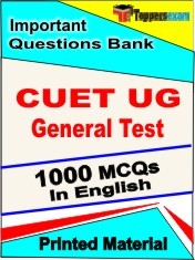 CUET UG General Test Book in English - Objective MCQ