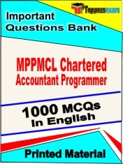 MPPMCL Chartered Accountant, Programmer Exam 1000 Objective MCQ / Question Bank in English Book / Printed Material.