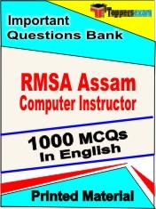 RMSA Assam Computer Instructor Exam 1000 Objective MCQ / Question Bank in English Book / Printed Material.