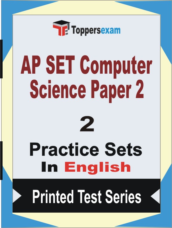 AP SET Computer Science Paper 2 Book in English - Question Paper / Practice Set