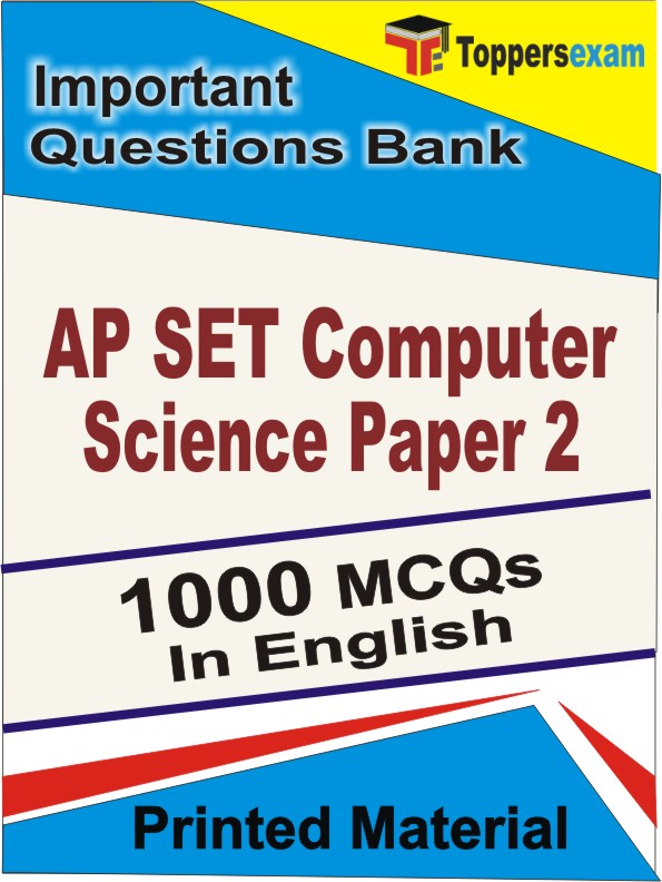 AP SET Computer Science Paper 2 Book in English - Objective MCQ