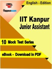 eBook of IIT Kanpur Junior Assistant Exam (10 Mock Test/Practice Set) in PDF Format in English