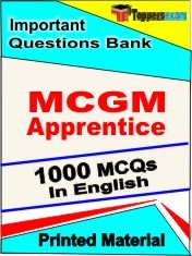 MCGM APPRENTICE Exam 1000 Objective MCQ / Question Bank in English Book / Printed Material.