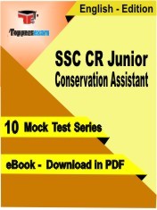 SSC CR JUNIOR CONSERVATION ASSISTANT PDF Book In English