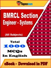 EBook of BMRCL SECTION ENGINEER – SYSTEMS Exam (Objective Questions /MCQ) PDF in English