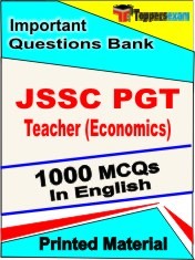 JSSC PGT Teacher (Economics) Test  Book in English- Objective MCQ