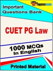 CUET PG Law Test  Book in English - Objective MCQ
