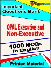 OPAL Executive and Non-Executive Exam 1000 Objective MCQ / Question Bank in English Book / Printed Material.