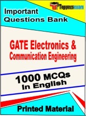 GATE Electronics & Communication Engineering Exam 1000 Objective MCQ / Question Bank in English Book / Printed Material.