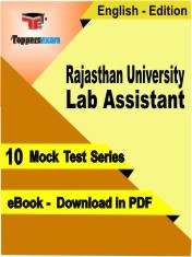 eBook of RAJASTHAN UNIVERSITY LAB ASSISTANT Exam (10 Mock Test/Practice Set) in PDF Format in English
