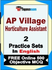 AP Village Horticulture Assistant Exam 2 Mock Test / Practice Sets Book English & FREE Online 500 Objective MCQ.