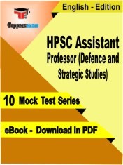 eBook of HPSC Assistant Professor (Defence and Strategic Studies) Exam (10 Mock Test/Practice Set) in PDF Format in English
