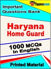 Haryana Home Guard Exam Book in English - Objective MCQ