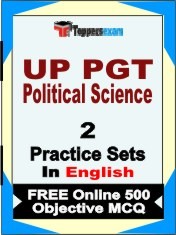 UP PGT Political Science Exam 2 Mock Test / Practice Sets Book English & FREE Online 500 Objective MCQ.
