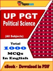 EBook of UP PGT Political Science Exam (Objective Questions /MCQ) PDF in English