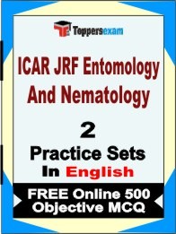 ICAR JRF Entomology and Nematology Exam Practice Set Book in English