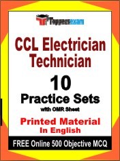 CCL Electrician Technician Exam 10 Practice Sets Book English & FREE Online 500 Objective MCQ.