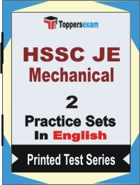 HSSC JE Mechanical Book in English - Question Paper / Practice Set
