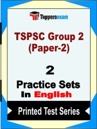TSPSC Group 2 (Paper-2) Book in English - Question Paper / Practice Set