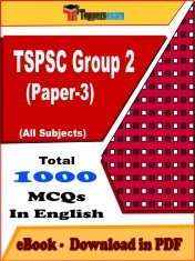EBook of TSPSC Group 2 (Paper-3) Exam (Objective Questions /MCQ) PDF in English