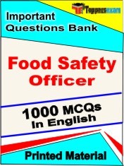 Food Safety Officer Exam 1000 Objective MCQ / Question Bank in English Book / Printed Material.