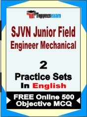 SJVN Junior Field Engineer Mechanical Test Book in English - Question Paper / Practice Set