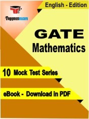 eBook of GATE Mathematics Exam (10 Mock Test/Practice Set) in PDF Format in English