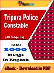 EBook of Tripura Police Constable Exam (Objective Questions /MCQ) PDF in English