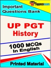 UP PGT History Exam 1000 Objective MCQ / Question Bank in English Book / Printed Material.