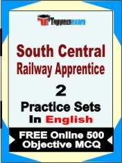 South Central Railway Apprentice Exam 2 Mock Test / Practice Sets Book English & FREE Online 500 Objective MCQ.