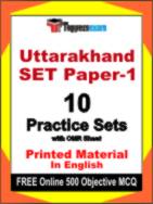 Uttarakhand SET Paper-1 Test Book in English - Practice Set