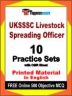 UKSSSC Livestock Spreading Officer Book in English - Practice Set