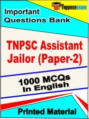TNPSC Assistant Jailor (Paper-2) Exam Book in English - Objective MCQ