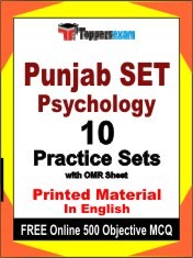 Punjab SET Psychology Exam Book in English - Practice Set