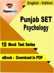 Punjab SET Psychology Exam PDF Book In English - Mock Test/Practice Set
