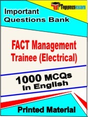 FACT Management Trainee (Electrical) Exam 1000 Objective MCQ / Question Bank in English Book / Printed Material.