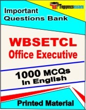 WBSETCL Office Executive Exam 1000 Objective MCQ / Question Bank in English Book / Printed Material.